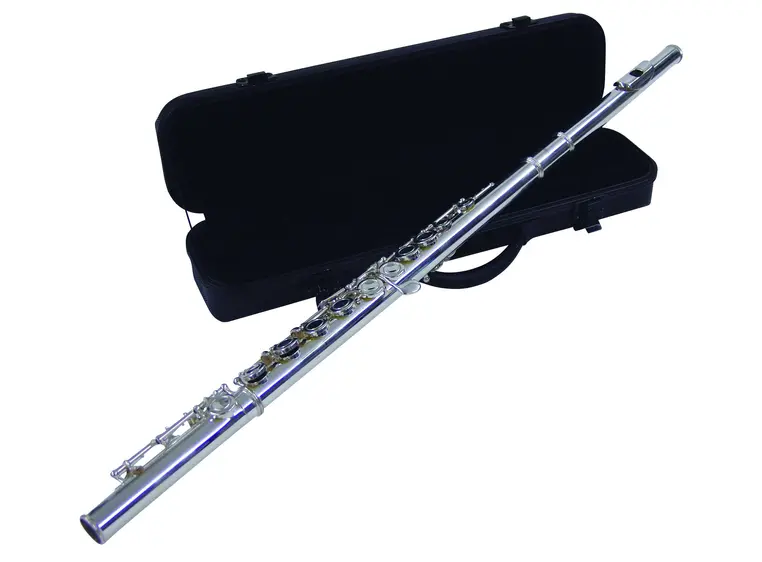 DIMAVERY QP-10 C Flute, silver-plated 